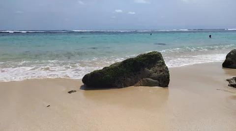 Rocks on the beach Stock Photos