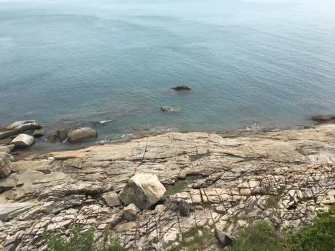Rocks on the beach at Samui Stock Photos