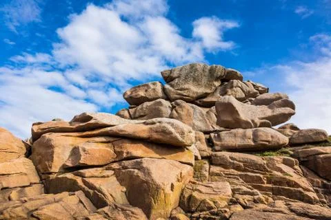 Rocks in the Brittany Stock Photos