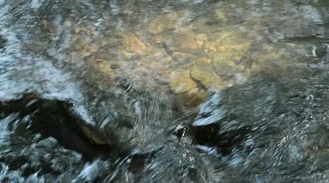 Rocks in a brook Stock Footage 17217160