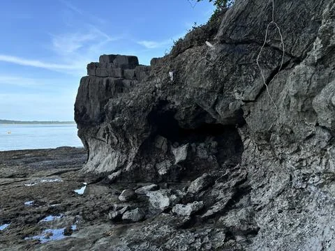 Rocks on the coast Stock Photos