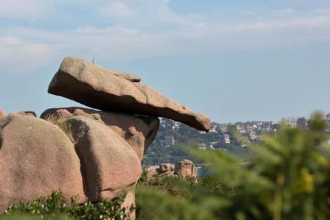 Rocks in Côtes-d'Armor Stock Photos