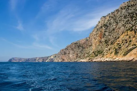 Rocks in the Crimea Stock Photos