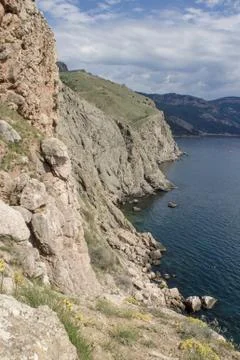 Rocks in the Crimea Stock Photos
