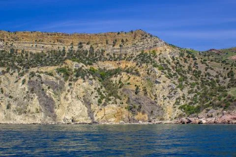Rocks in the Crimea Stock Photos