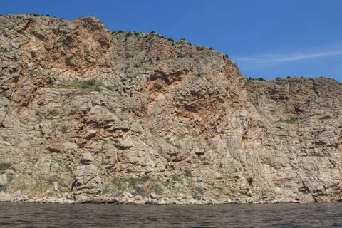 Rocks in the Crimea Stock Photos