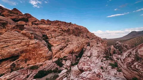 Rocks in the desert,mountain road in the mountains, road, mountain, Stock Footage 252154544