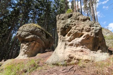 Rocks of Gnomes Stock Photos