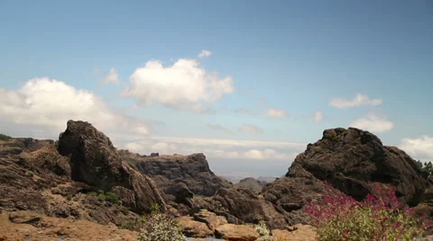 Rocks on Gran Canaria Stock Footage 6960490