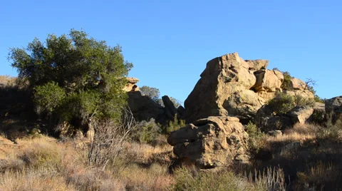 Rocks on Hill Stock Footage 31229515