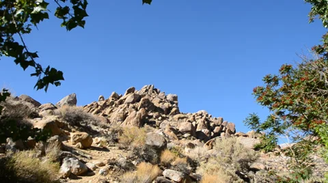 Rocks on a hill Stock Footage 32219892
