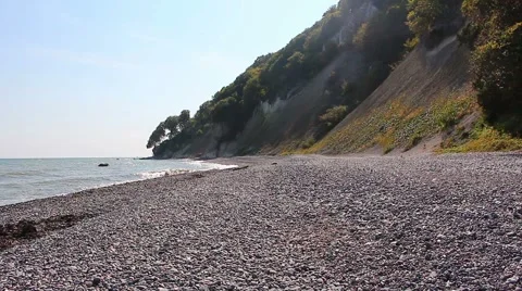 Rocks on island Ruegen Stock Footage 43707773