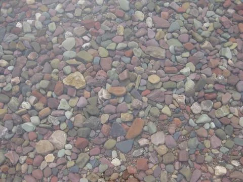 Rocks in a lake Stock Photos