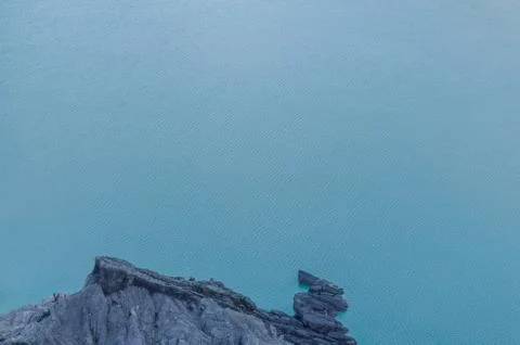 Rocks lake view Foto stock