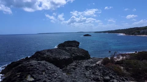 Rocks of Mar Chiquita Stock Footage 239462435