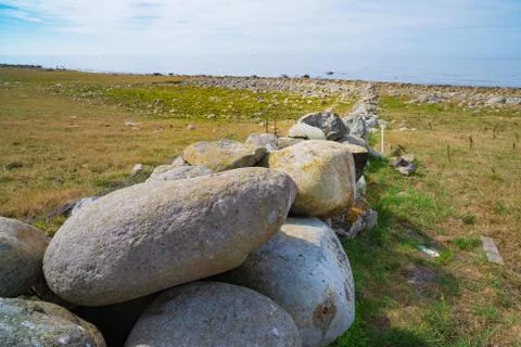 Rocks in a meadow Stock Photos