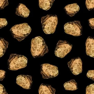 Rocks Motif Seamless Pattern イラスト素材