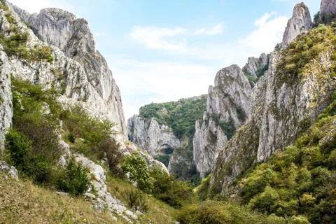 Rocks in mountain scenery Stock Photos