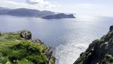 Rocks Mountain sea Runde Stock Footage 314608441