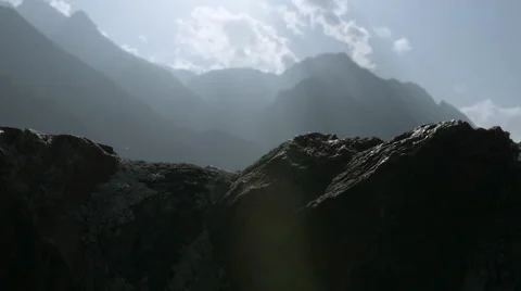 Rocks before mountains 스톡 동영상 62263376