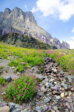 Rocks on mountaintop. Stock Photos