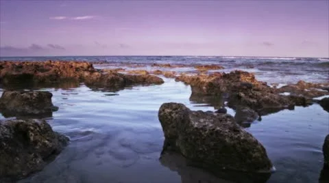 Rocks by ocean 1 Stock Footage 10818893