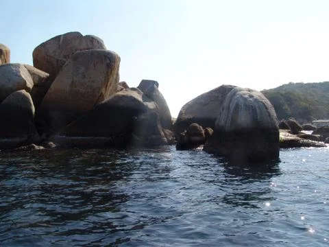 Rocks in ocean 2 Foto stock