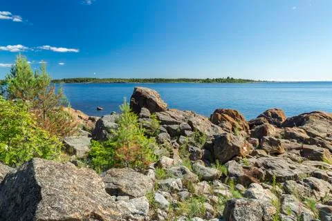 Rocks By Ocean Stock Photos