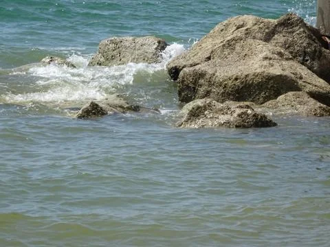 Rocks In The Ocean Stock Photos