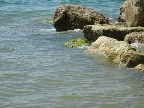 Rocks In The Ocean Stock Photos