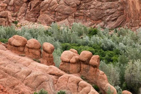 Rocks of the Paws of Monkeys, Morocco Stock Photos
