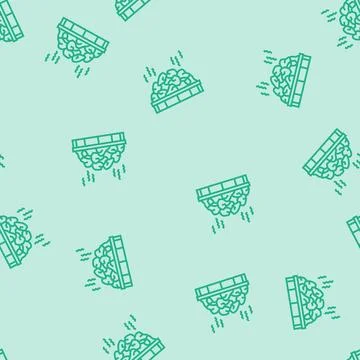 Rocks sauna line seamless pattern イラスト素材