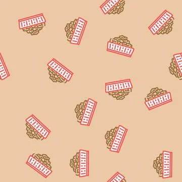 Rocks sauna vector seamless pattern 스톡 일러스트