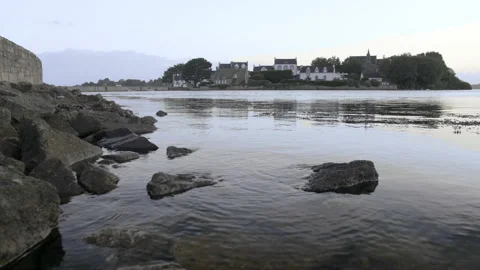 Rocks at the sea coast Stock Footage 237642444