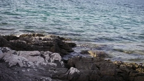 Rocks at the sea cost Stock Footage 79390722