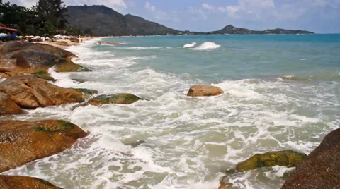 Rocks In the sea Stock Footage 36341169