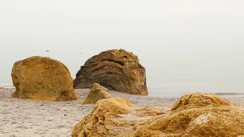 Rocks on the sea Stock Footage 86906132