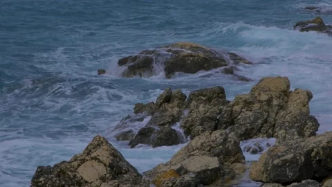Rocks in the sea Stock Footage 144468176