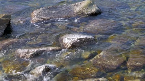 Rocks in the sea Stock Footage 150853974