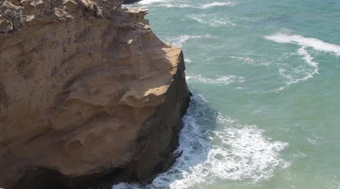 Rocks in sea, morocco 库存影片 64826220