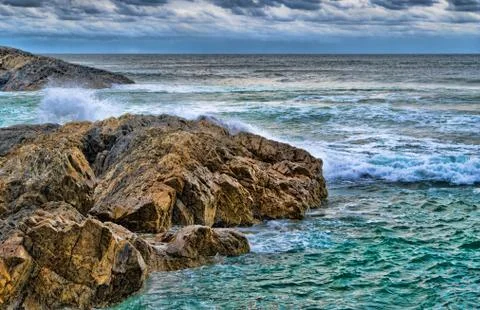 Rocks at the sea Stock Photos