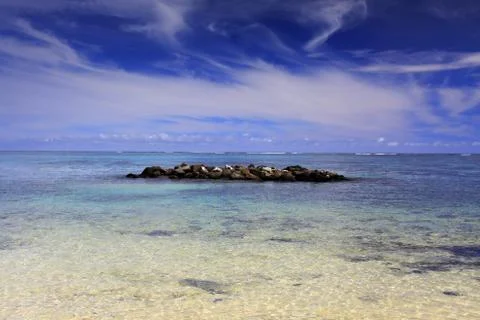 Rocks in the sea Stock Photos