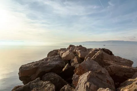 Rocks in the sea Stock Photos