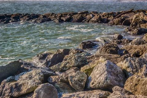 Rocks in the sea Stock Photos