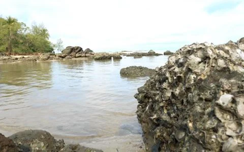 Rocks in the sea Stock Photos