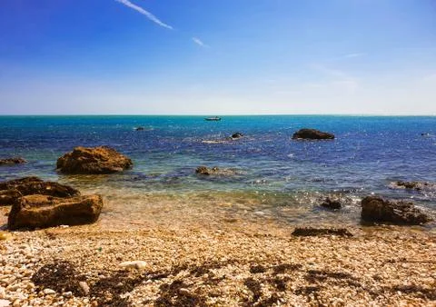 Rocks at the sea Foto stock