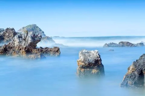 Rocks in the sea Stock Photos