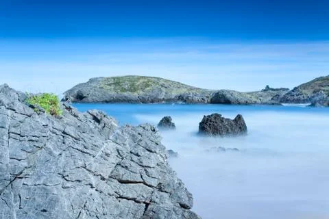 Rocks in the sea Stock Photos