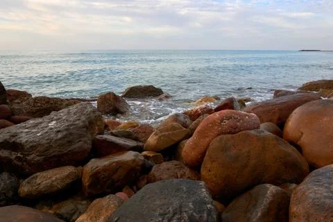 Rocks in the sea Stock Photos