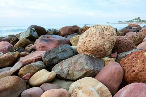 Rocks in the sea Stock Photos